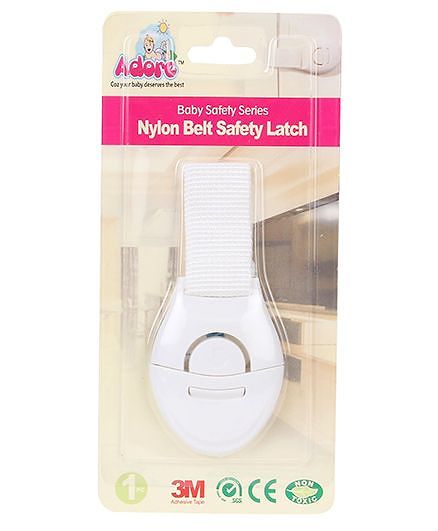 Adore Baby Nylon Belt Safety Lock - White