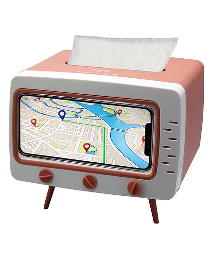 Amour TV Shaped Tissue Box - Pink