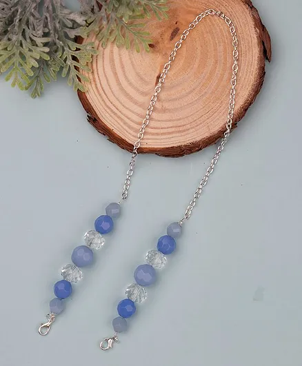 Arendelle Crystal Beads Mask Chain - Blue