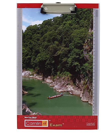 Camlin Exam Pad River Print - Green