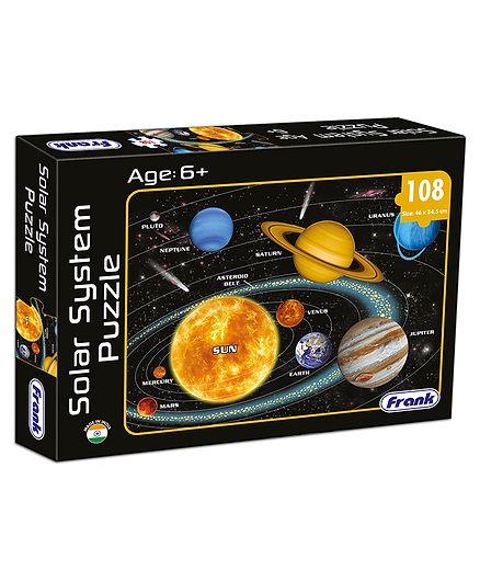 Frank Solar System Puzzle Multicolor - 108 Pieces