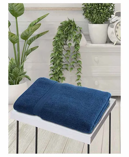 Bianca 100% Cotton Zero Twist Ultra Fluffy Bath Towel Paradiso - Navy