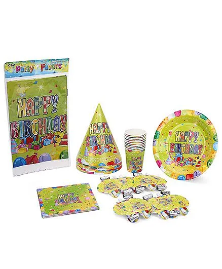 Shopaparty Happy Birthday Party Pack - Lime