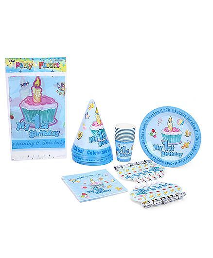 Shopaparty My 1st Birthday Party Pack - Blue