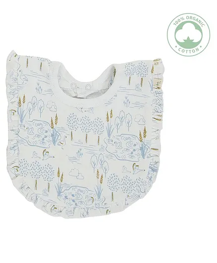 Tiny Twig Lake Side Bib - White