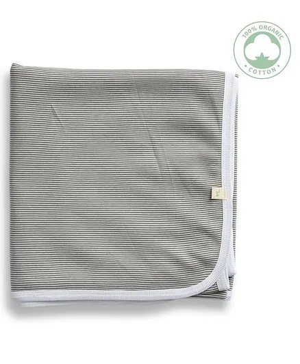 Tiny Twig Granite Striped Bunny Rug - Grey