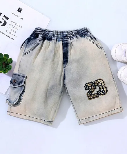Nottie Planet Denim Shorts - Blue