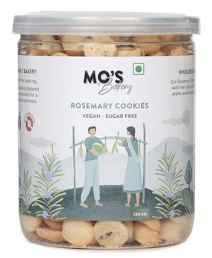 Mo's Bakery Organic Rosemary Cookies - 300 gm