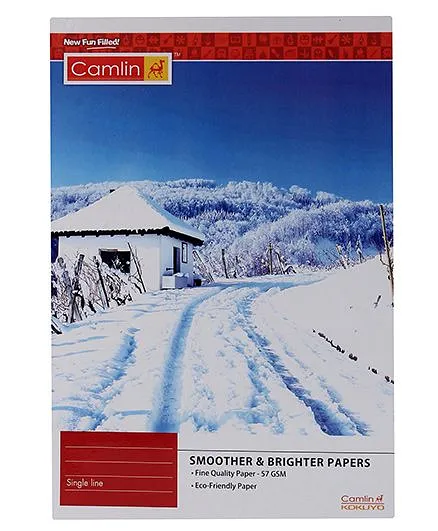 Camlin Single Line Notebook Blue - 172 Pages