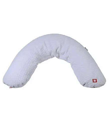 Red Castle Big Flopsy Cotton Flower Feeding Pillow - Grey