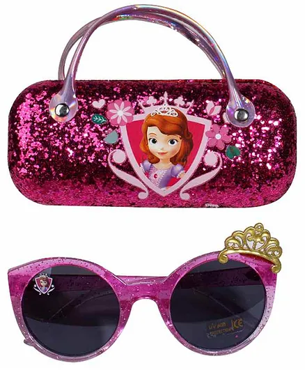 Disney Sofia the First Sunglasses & Case Set - Pink