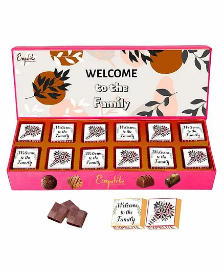 Expelite Welcome To The Family Chocolates Gift - 200 gm
