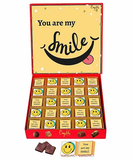 Expelite You Are My Smile Chocolates Gifts - 400 gm