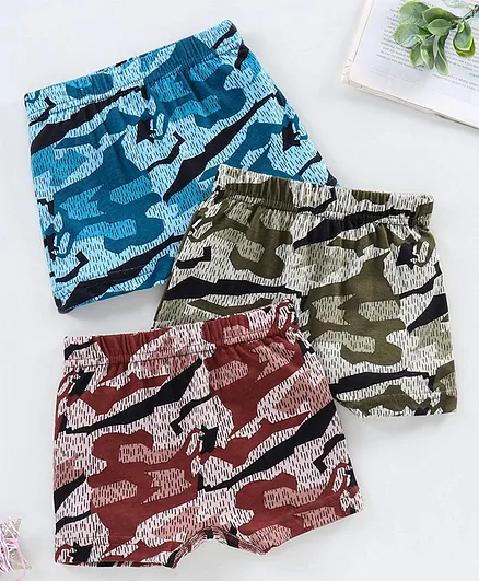 Red Rose Briefs Games Print Pack Of 3 - Multicolour size 75