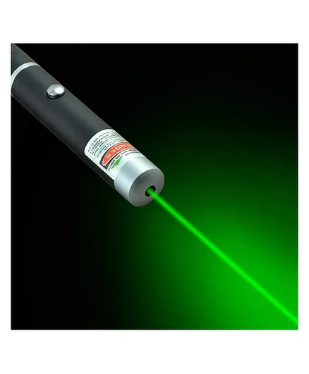 New Pinch Multipurpose Laser Beam Light Disco Pointer Pen with Adjustable Antena Cap - Green