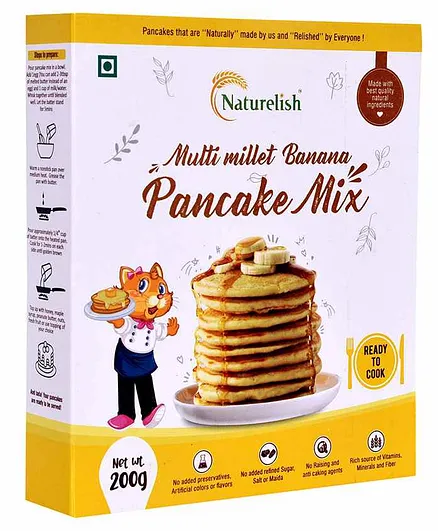 Naturelish Multi Millet Banana Pancake Mix - 200 gm