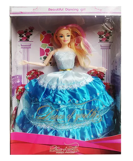 Yunicorn Max Cute Doll With Movable Joints Blue - Height 36 cm