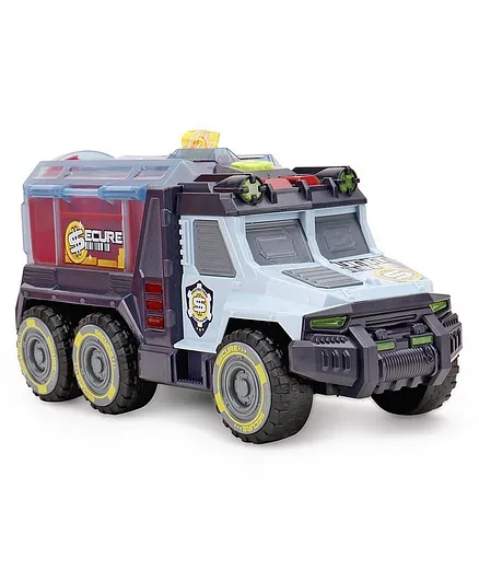 Dickie Free Wheel Armoured Guard Money Toy Truck - Blue