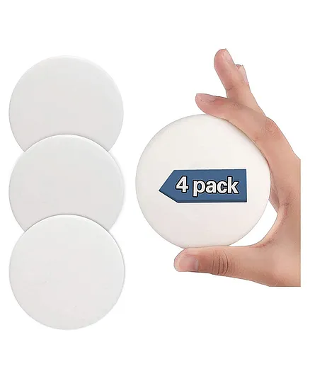 KolorFish Self Adhesive Door Stopper Pack Of 4 - White