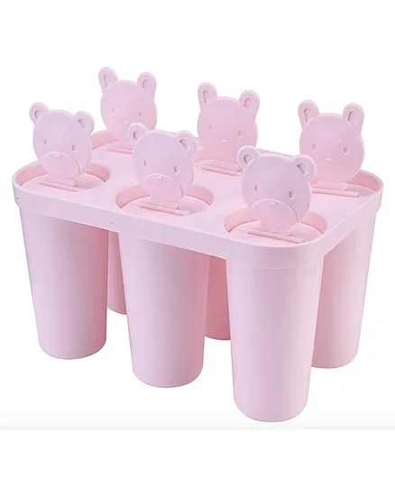 KolorFish BPA Free Reusable Popsicle Moulds With Sticks - Pink