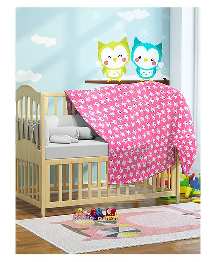 Florida Blanket Teddy Print - Pink