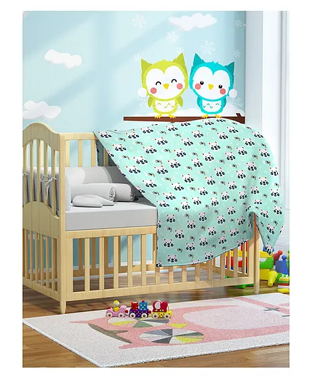 Florida Blanket Teddy Print - Sky Blue