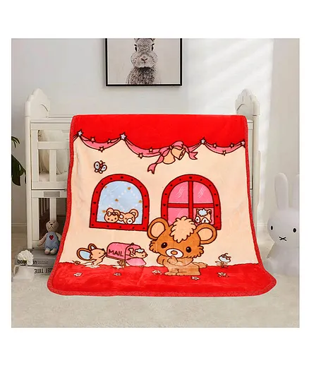 Florida Double Layer Blanket - Red