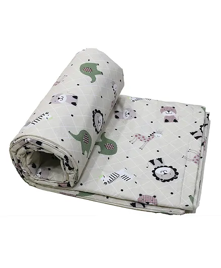 Florida Cotton Single Bed Dohar - Beige