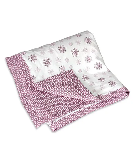 Florida Cotton Double Bed Dohar - Purple
