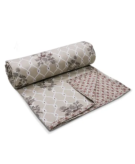 Florida Cotton Single Bed Dohar - Beige