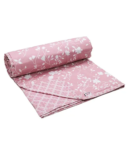 Florida Cotton Double Bed Dohar - Pink