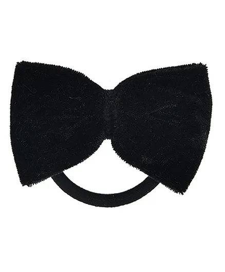 Funkrafts Velvet Bow Rubber Band - Black