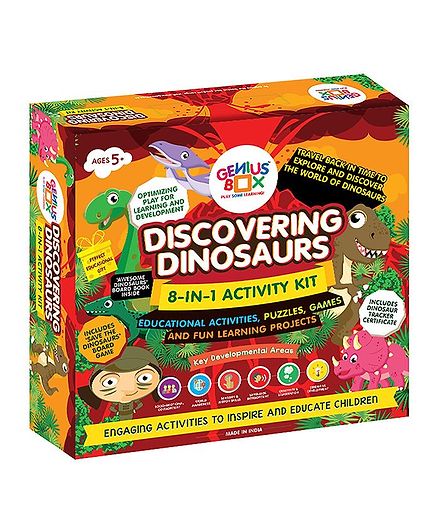 Genius Box 8 in 1 Discovering Dinosaurs Activity Kit