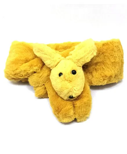 Kid-O-World Bunny Face Muffler - Yellow