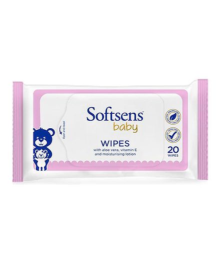 Softsens Baby Wipes - 20 Pieces