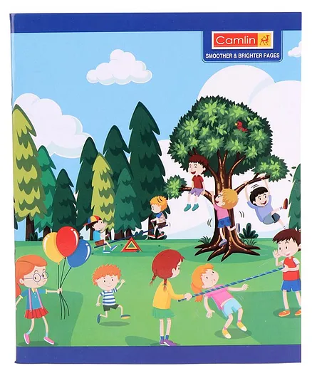 Camlin Unruled Notebook Garden Print Multicolour - 160 Pages