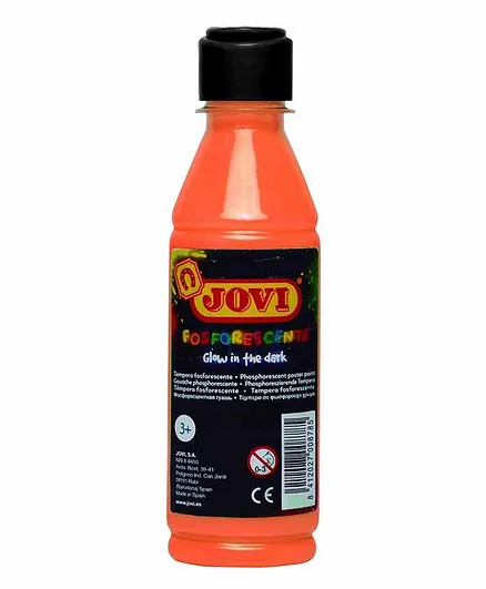 JOVI Fluroscent Poster Paint Bottle Orange - 250 ml