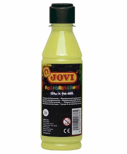 JOVI Fluroscent Poster Paint Bottle Yellow - 250 ml