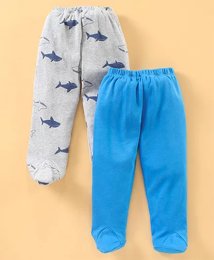 Ben Benny Bootie Leggings Pack Of 2 - Blue Grey