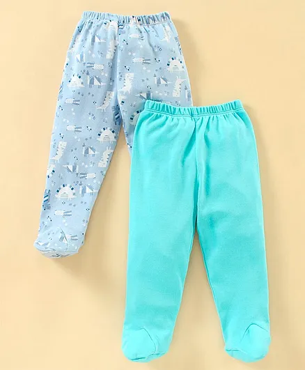Ben Benny Bootie Leggings Pack Of 2 - Blue Green