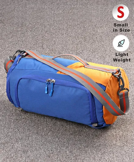 Pine Kids Duffle Bag cum Backpack for 1 Day Trip - Blue