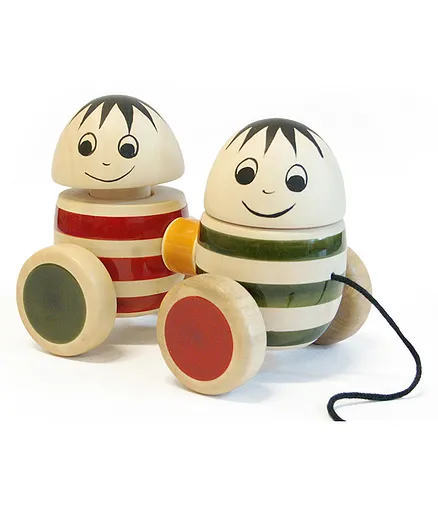 Fairkraft Creations Bobblers Pull Along Toy - Multicolour