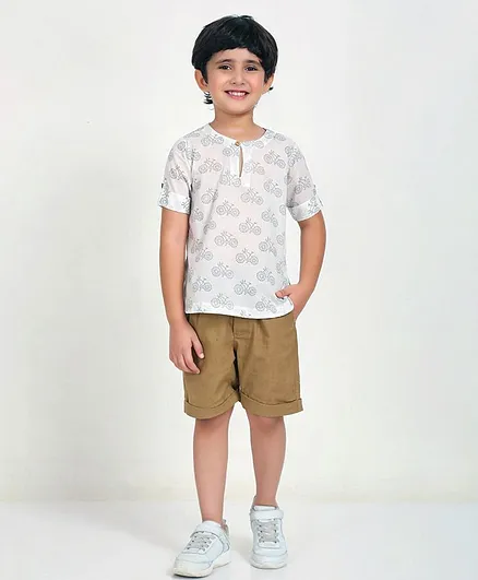 Ikeda Designs Solid Shorts - Brown