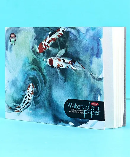 Anupam Water Colour Book A5 12 Sheets (Colour & Print May Vary)