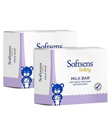 Softsens Baby Milk Bar Soap 100 gm - (Pack Of 3-2)