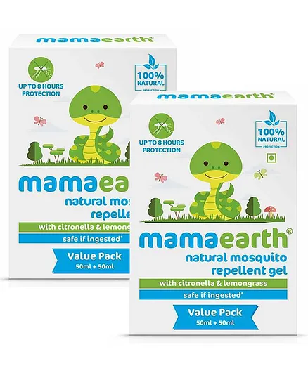 Mamaearth Mosquito Repellent Gel Pack of 2 - 50 ml Each (Pack of 2)