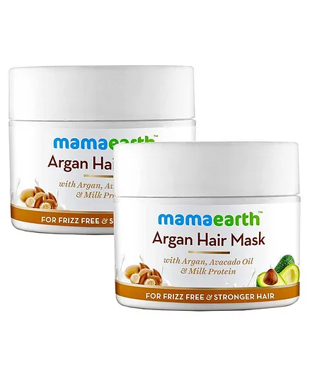 mamaearth Argan Hair Mask - 200 ml (Pack of 2)