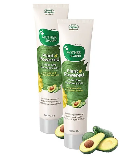 Mother Sparsh Plant Powered Under Eye Recovery Gel - 15 gm (Pack of 2)