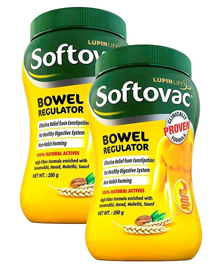 Softovac Bowel Regulator - 250 Grams (Pack of 2)
