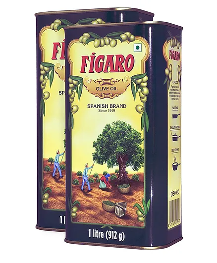 Figaro Olive Oil - 1 Liter -Pack Of 2